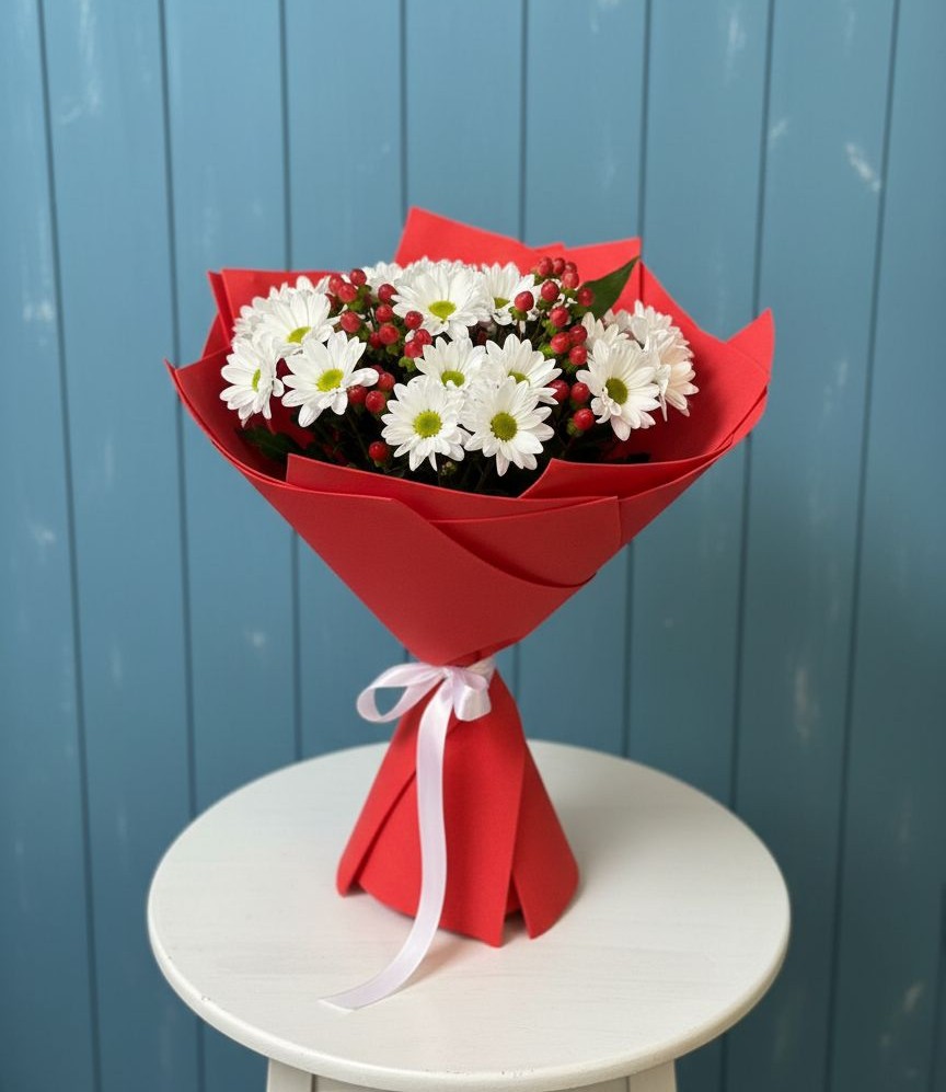 Букет цветов из: Хризантемы в Восточном Ставропольского края