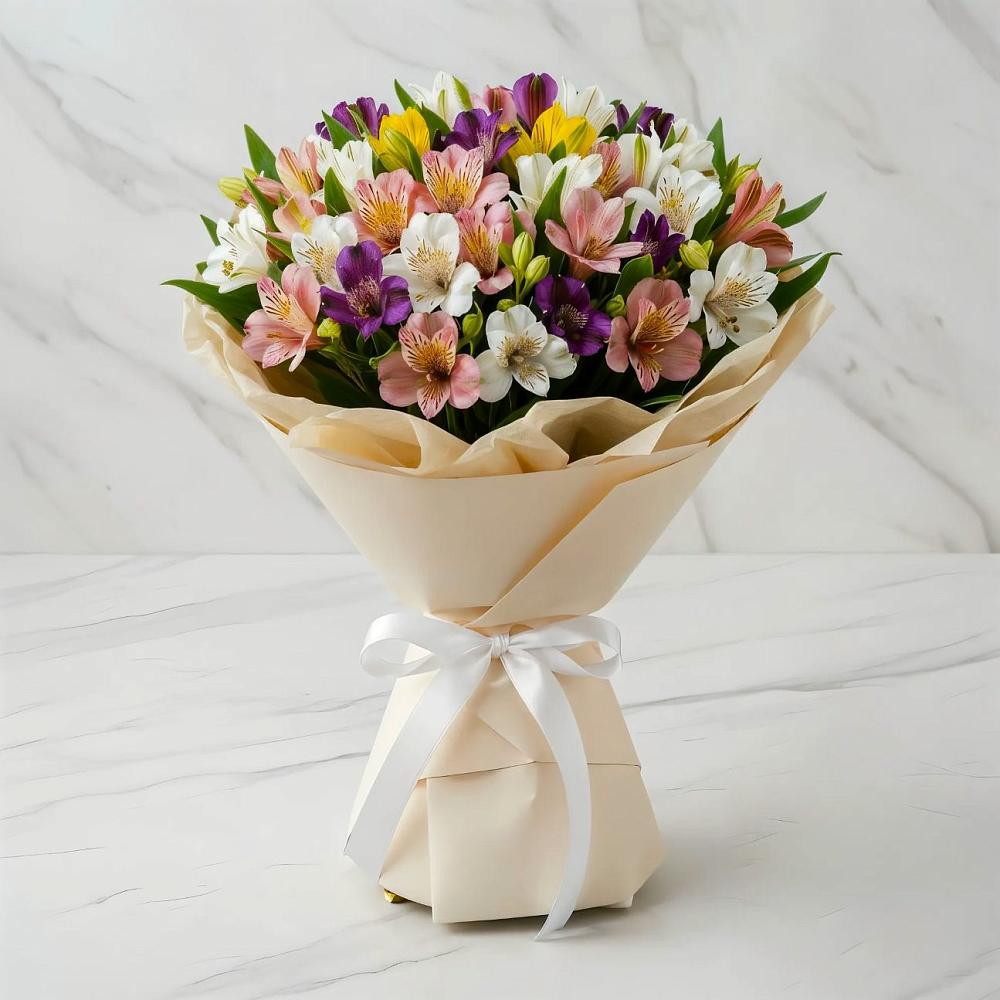 Букет цветов из: Альстромерии в Восточном Ставропольского края