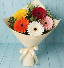 Букет цветов из:  Герберы в Восточном Ставропольского края