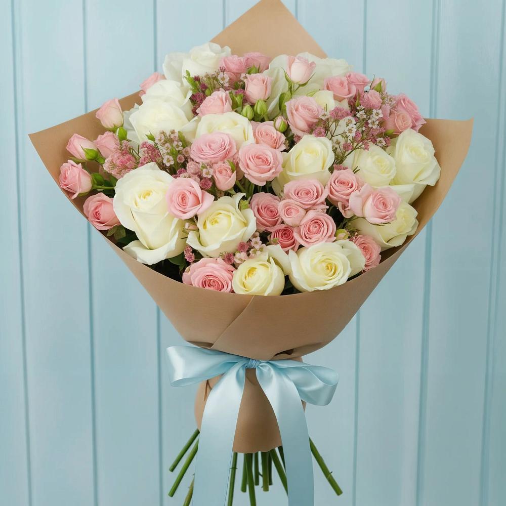 Букет цветов из: Розы в Восточном Ставропольского края