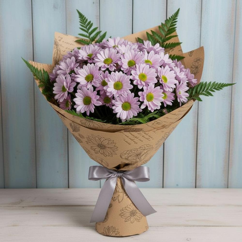 Букет цветов из: Хризантемы в Восточном Ставропольского края