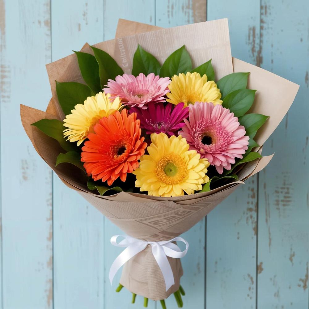 Букет цветов из: Герберы в Восточном Ставропольского края