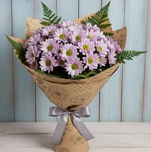 Букет цветов из:  Хризантемы в Восточном Ставропольского края