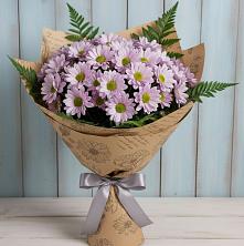 Букет цветов из:  Хризантемы в Восточном Ставропольского края