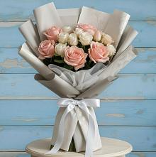 Букет цветов из:  Розы в Восточном Ставропольского края