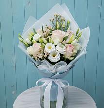 Букет цветов из:  Розы и Лизиантусы #REPLACE_PRED# Восточном Ставропольского края