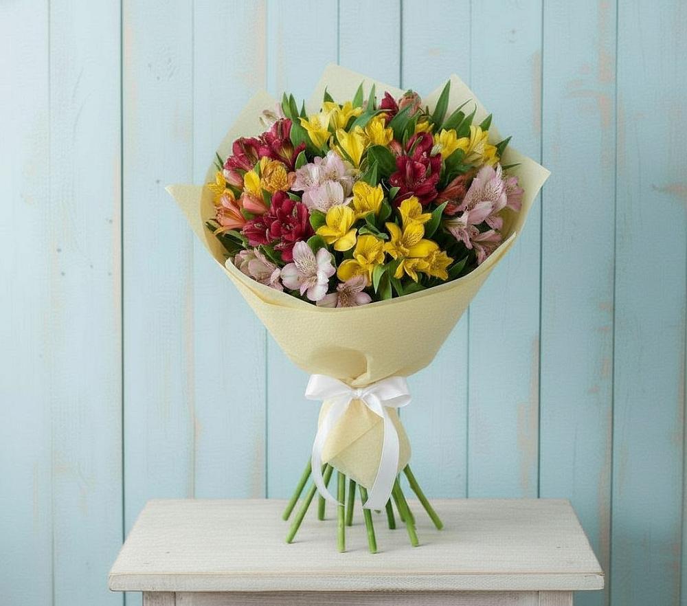 Букет цветов из: Альстромерии в Восточном Ставропольского края
