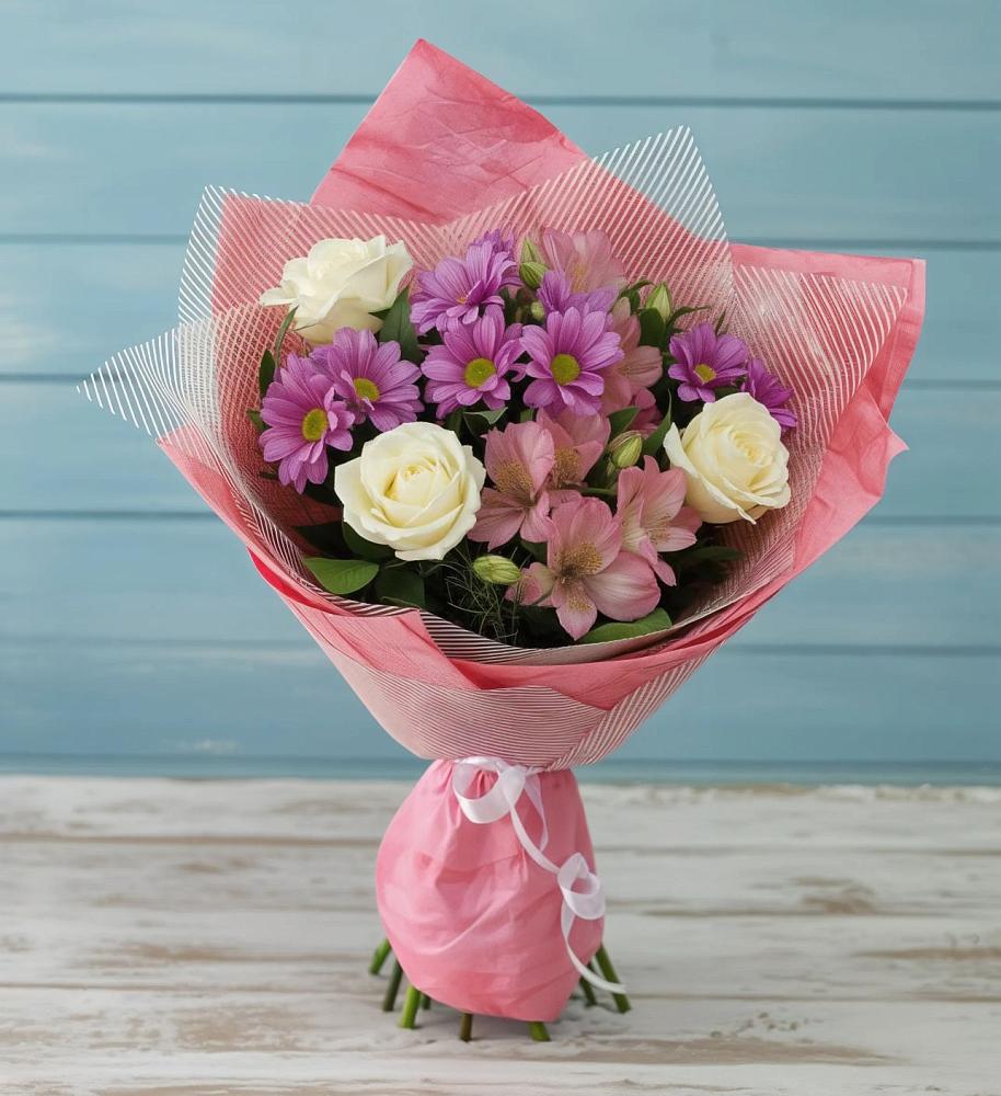 Букет цветов из: Герберы в Восточном Ставропольского края