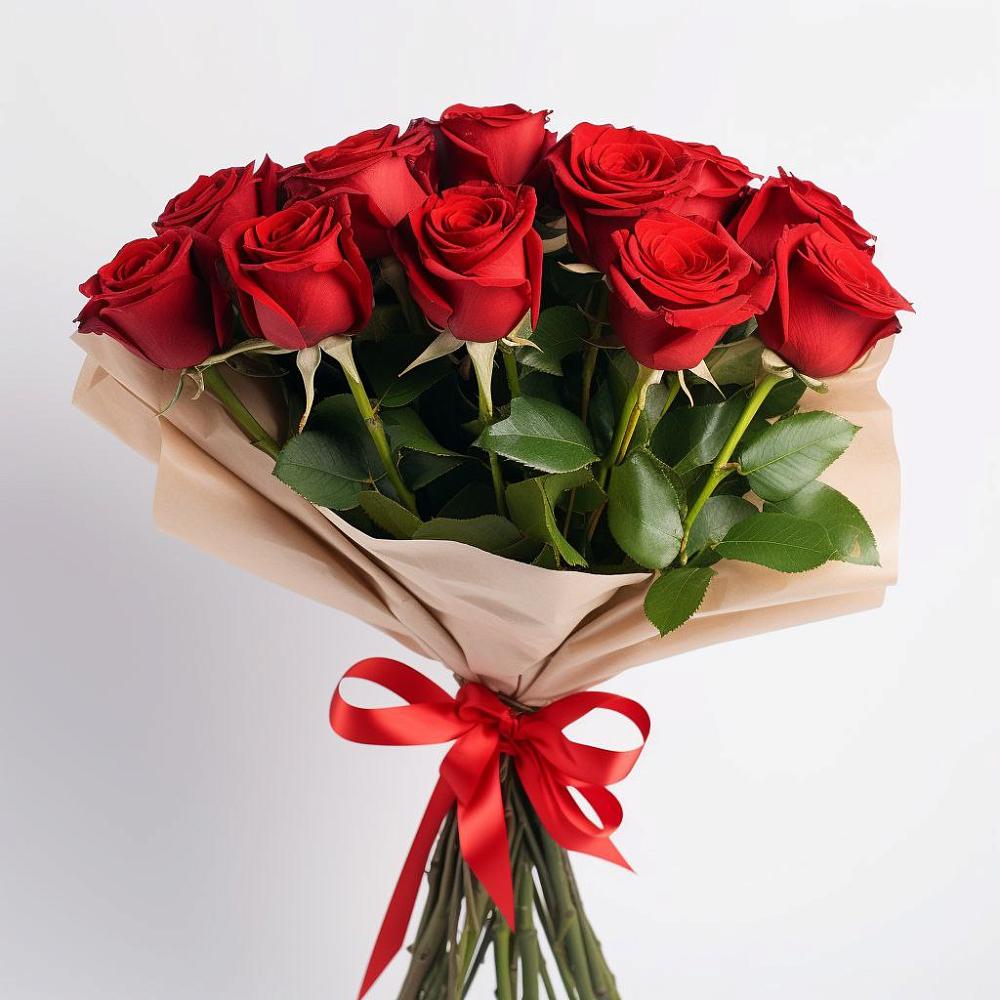 Букет 11 Красных роз Эдлесс Лав в Восточном Ставропольского края