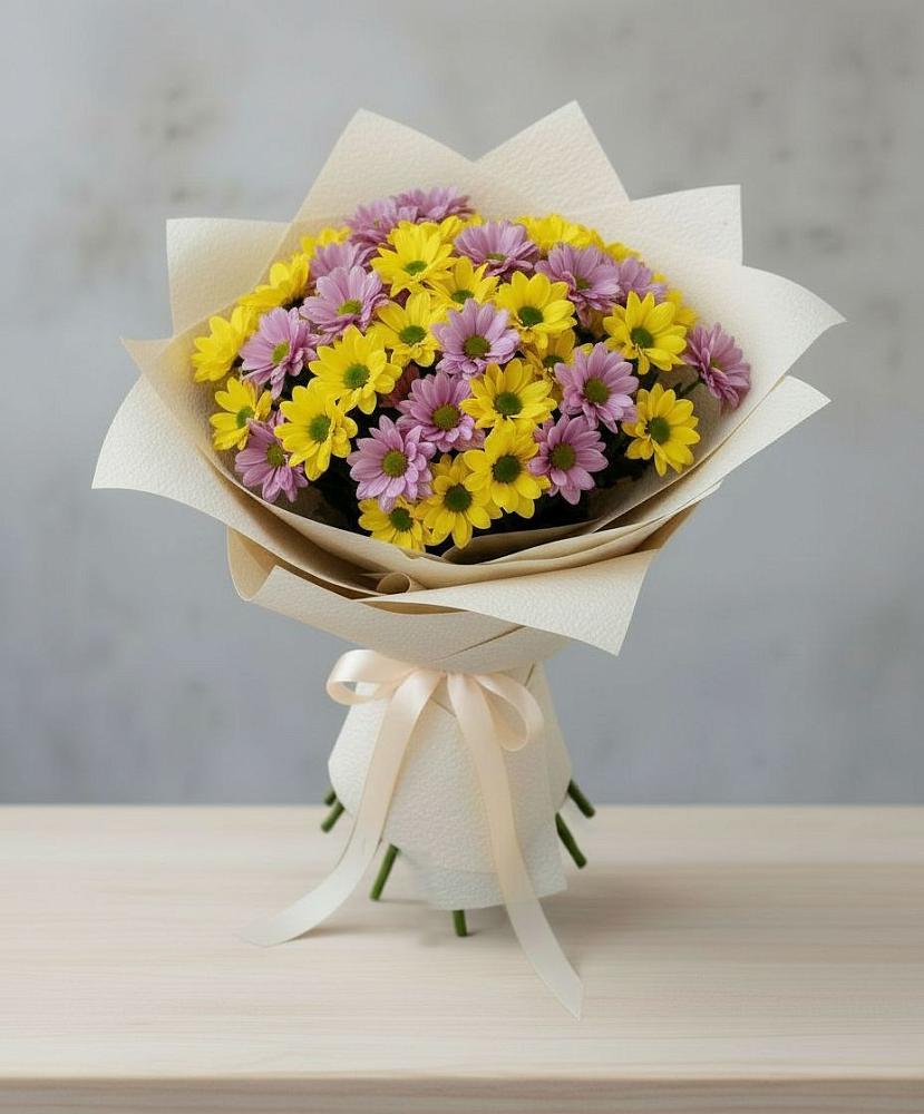 Букет цветов из: Хризантемы в Восточном Ставропольского края